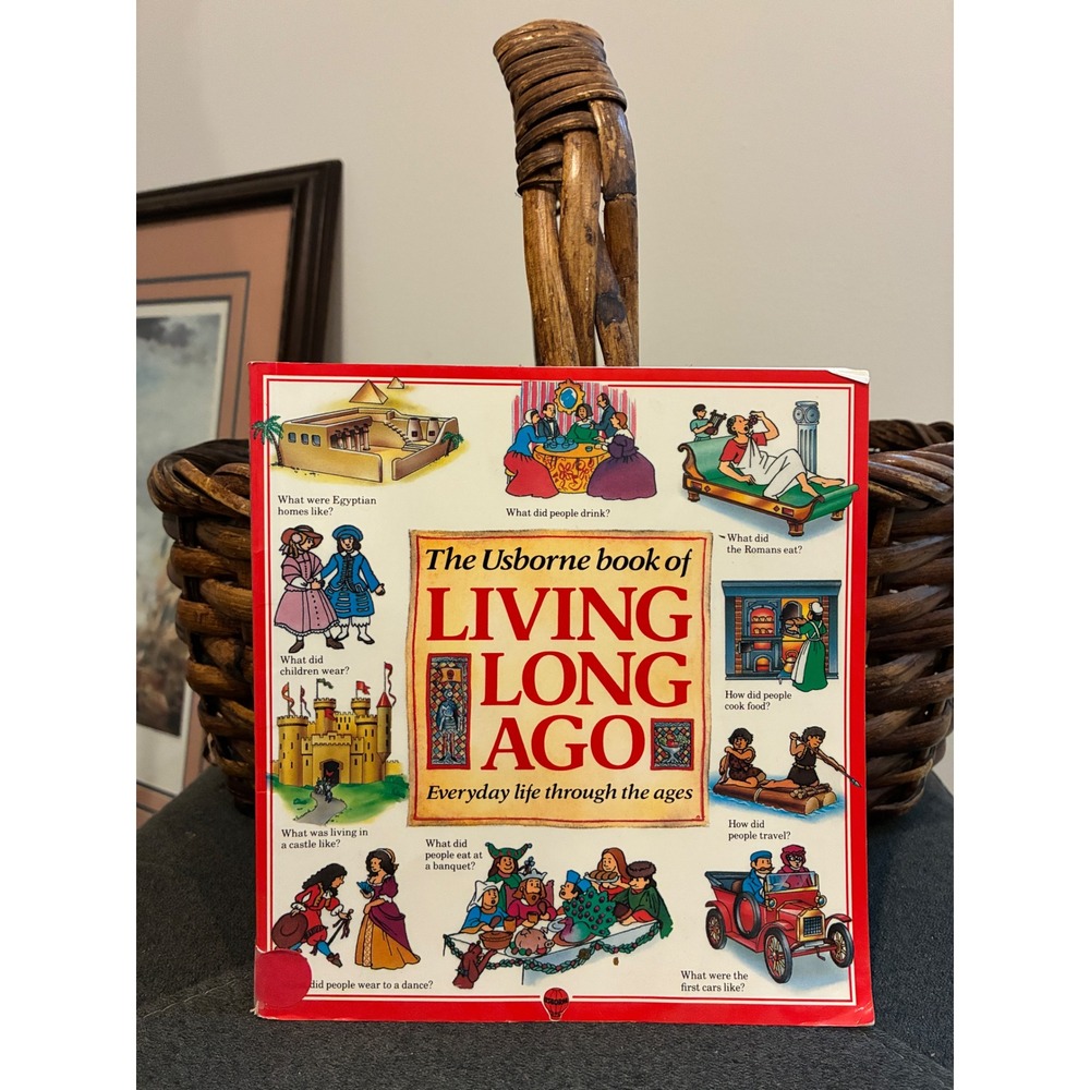 Usborne Living Long Ago Brooks Edom Kids History Homeschool 1999 Paperback